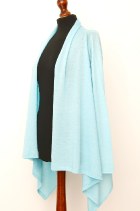 finely knitted classic open cardigan