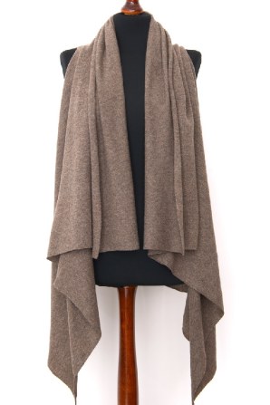 versatile dense knit wrap with no sleeves